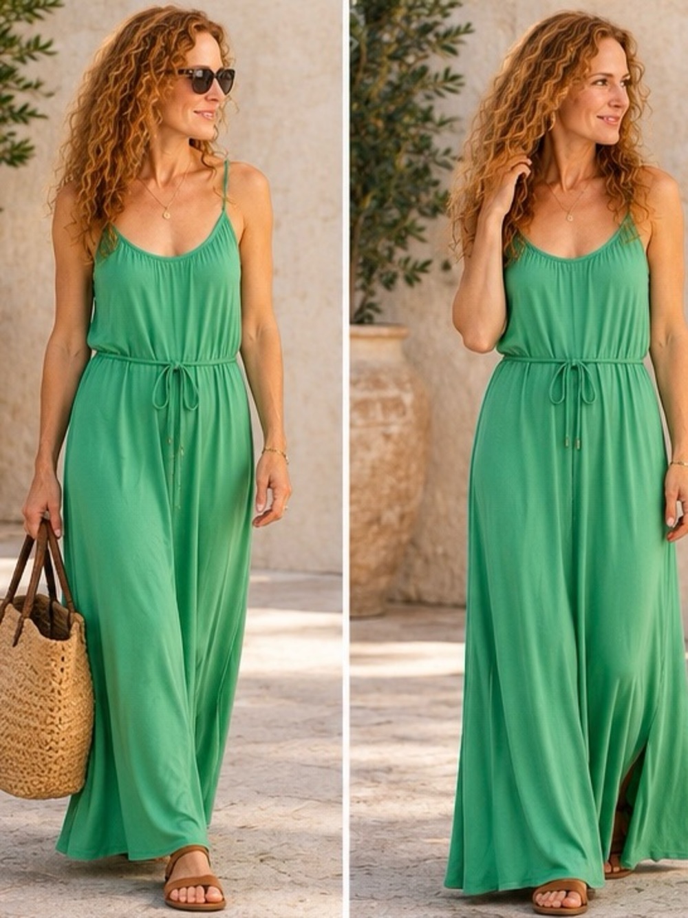 Sweaty Betty Strappy Explorer Dress Size Small Radiate Mint Green Wrinkle free